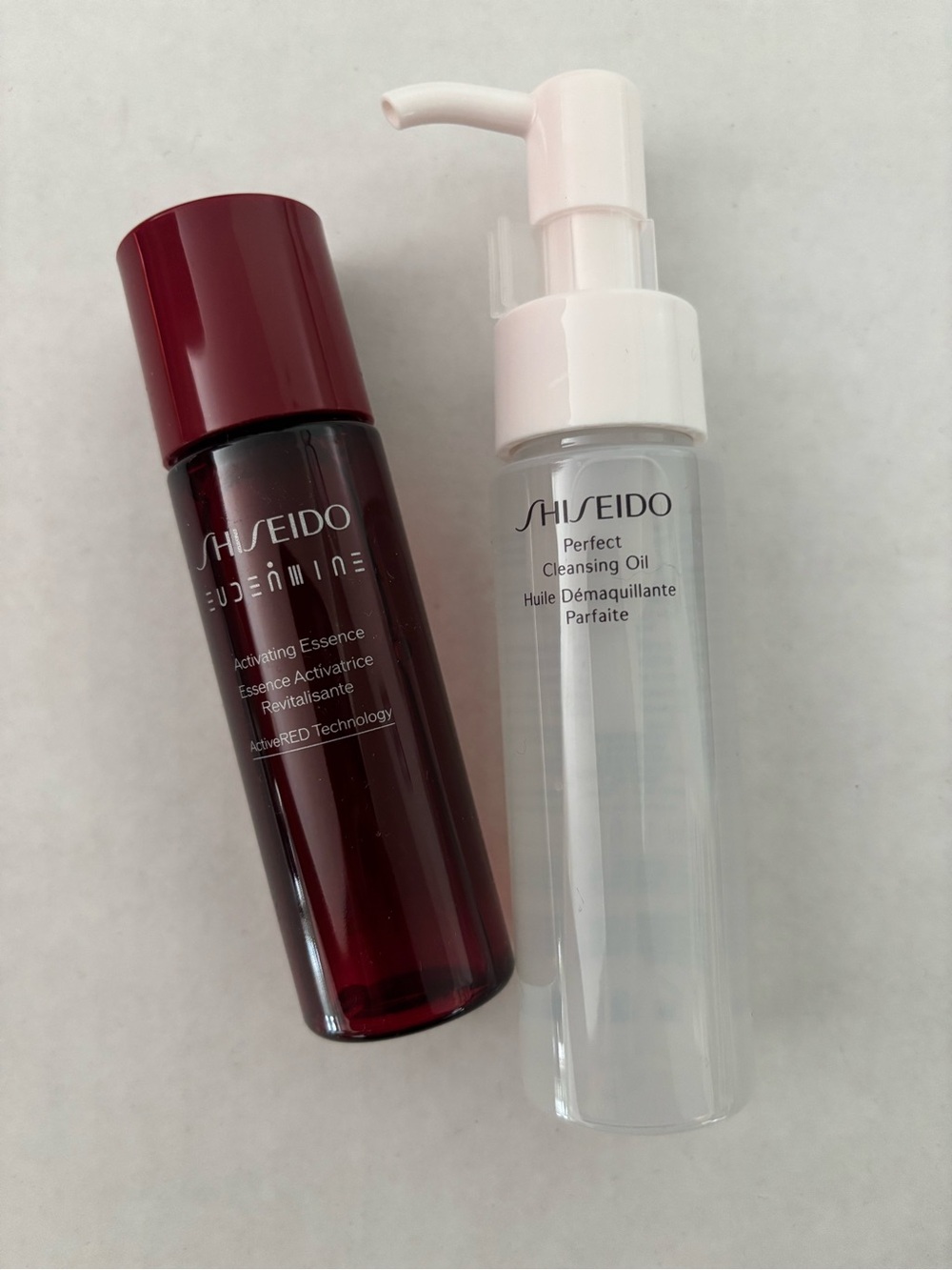 Shiseido perfect cleansing oil & Shisedo Eudermine Activating Essence